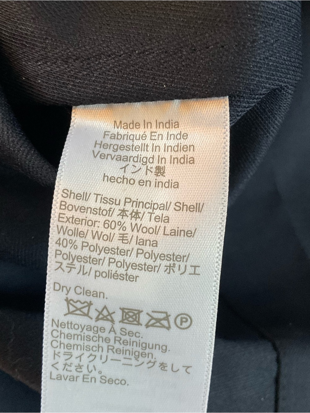 Madewell Overshirt in Wool-Blend Herringbone Shacket Black Men’s Medium NWT - Picture 11 of 11